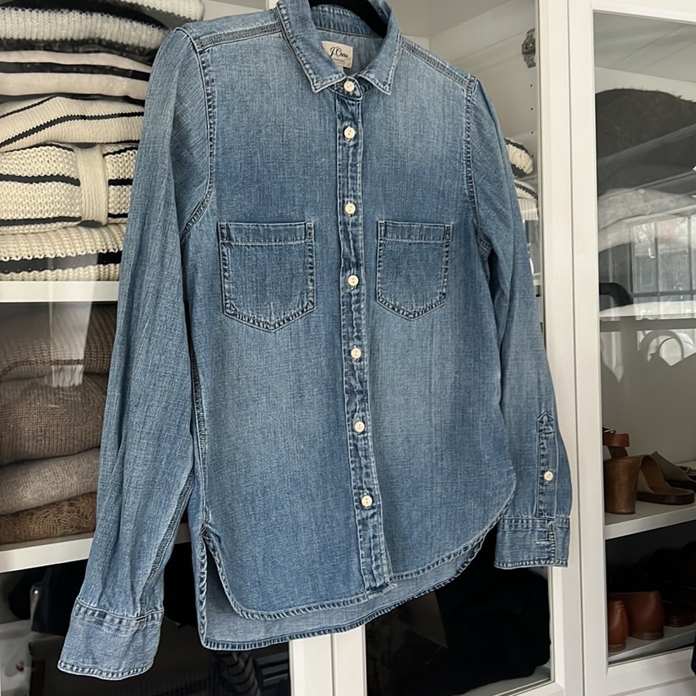 J. Crew Chambray Button Down - image 3